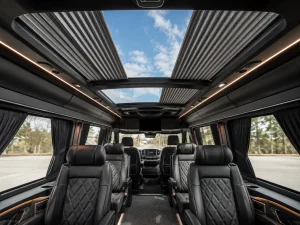 Minibüs için Panoramik Tavan ve Perdeler